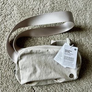 Sold ❌ NWT Lululemon white opal everywhere belt bag 1L